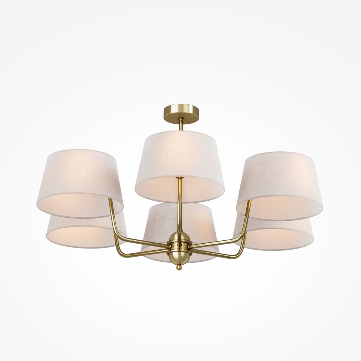 люстра на штанге maytoni modesto mod360pl-06bs