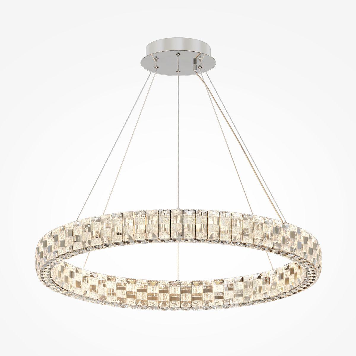 подвесной светодиодный светильник maytoni castello mod335pl-l40ch3k