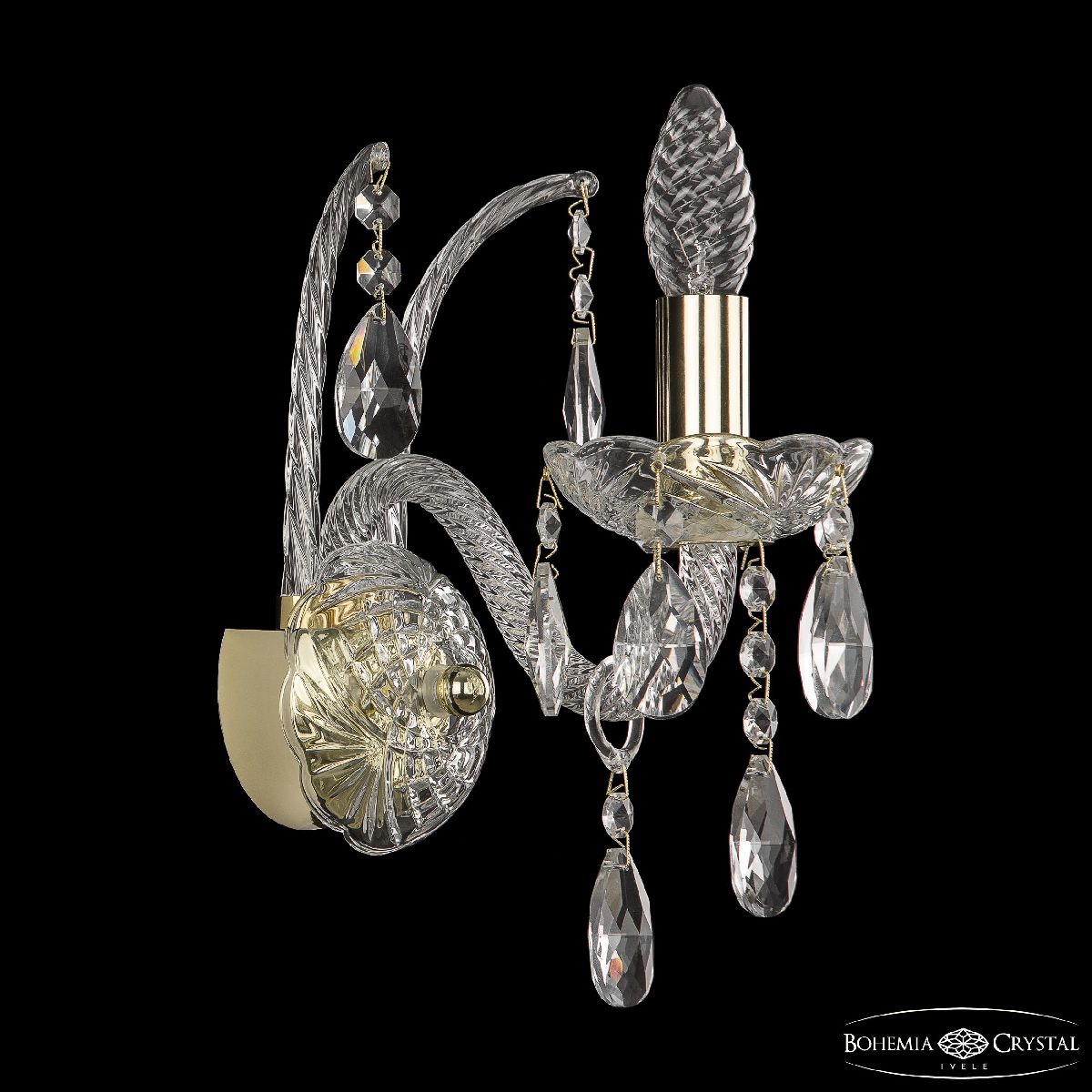 бра bohemia ivele crystal 105b/1/141 g