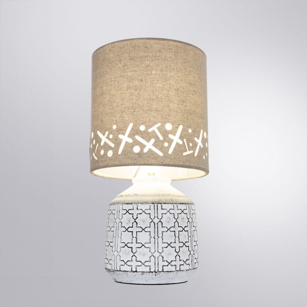 настольная лампа arte lamp bunda a4007lt-1wh