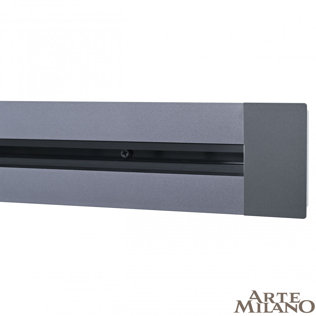 встраиваемый шинопровод arte milano am-track-sockets 382301tb/100 grey