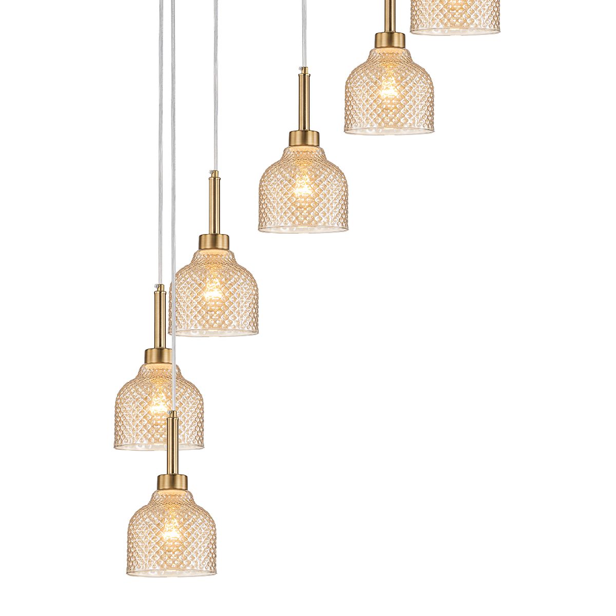 каскадная люстра indigo caramella v000433