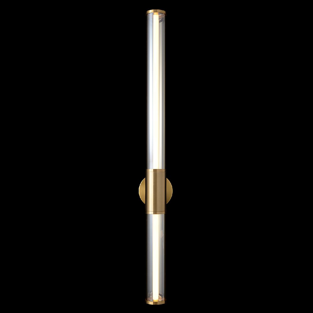 настенный светильник crystal lux lineup ap18w led brass