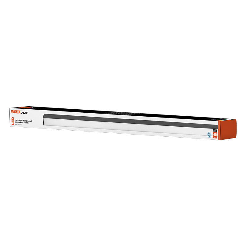 трековый магнитный светильник wolta wmls-40w/05b