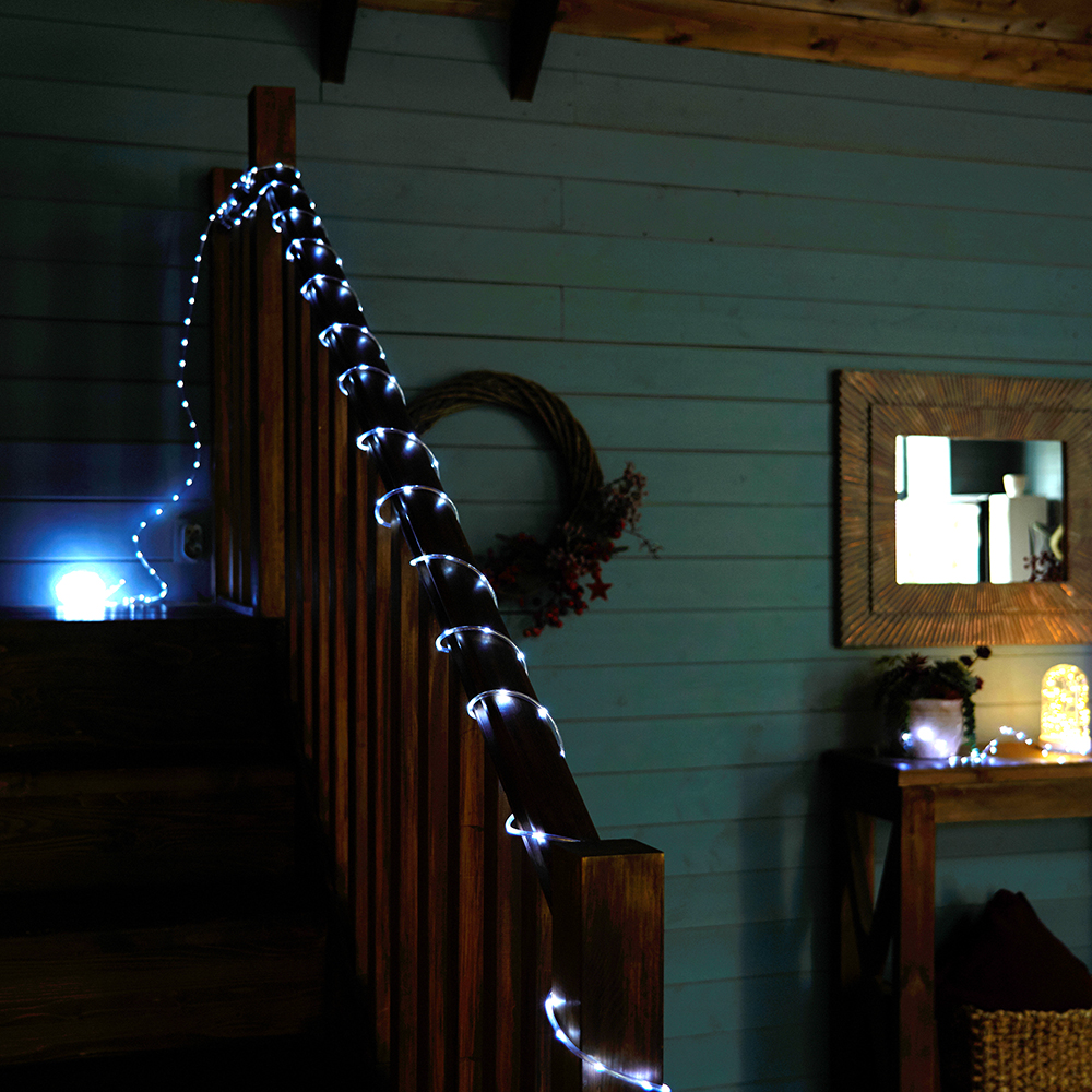 светодиодная гирлянда линейная мини дюралайт feron cl587 51461