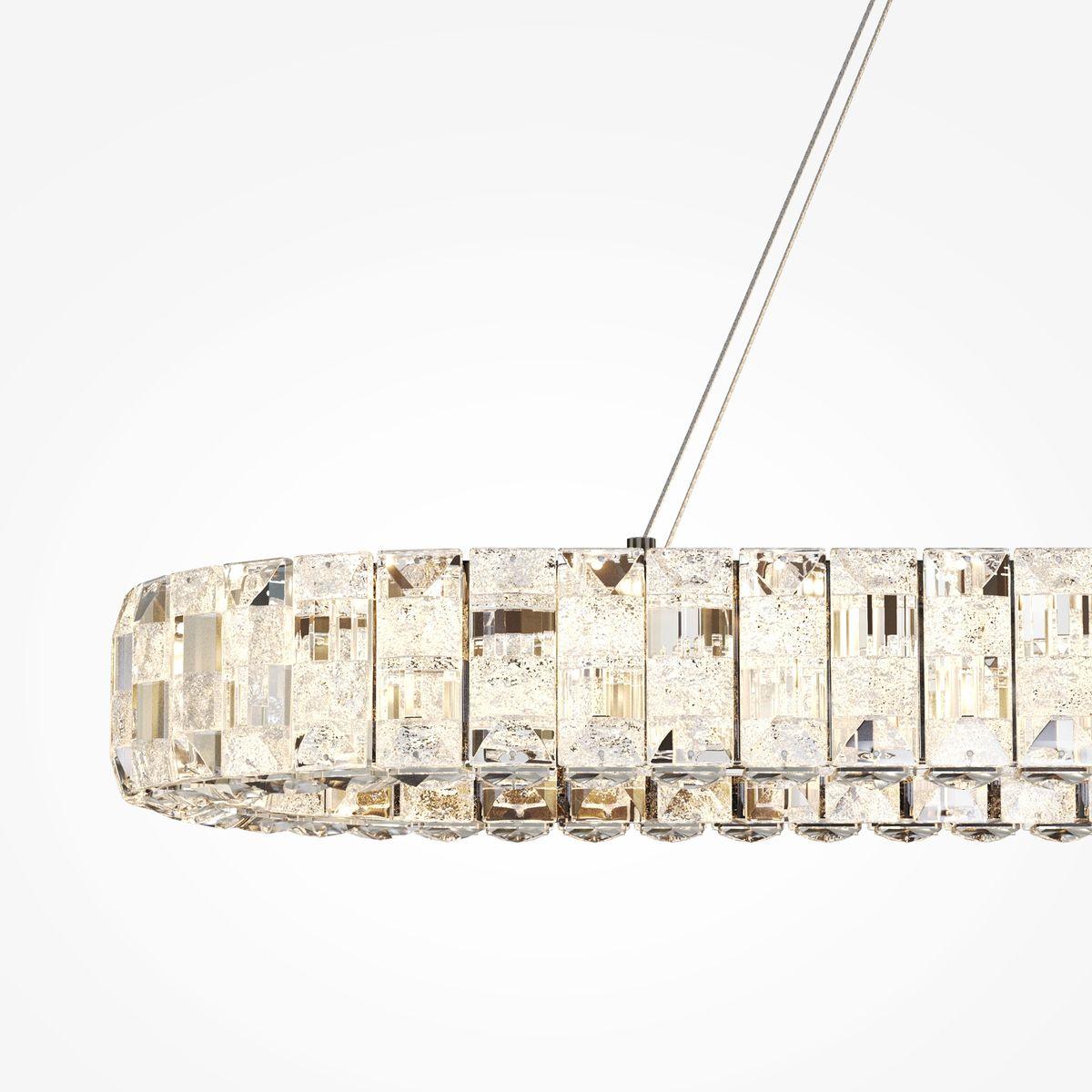 подвесной светодиодный светильник maytoni castello mod335pl-l35ch3k