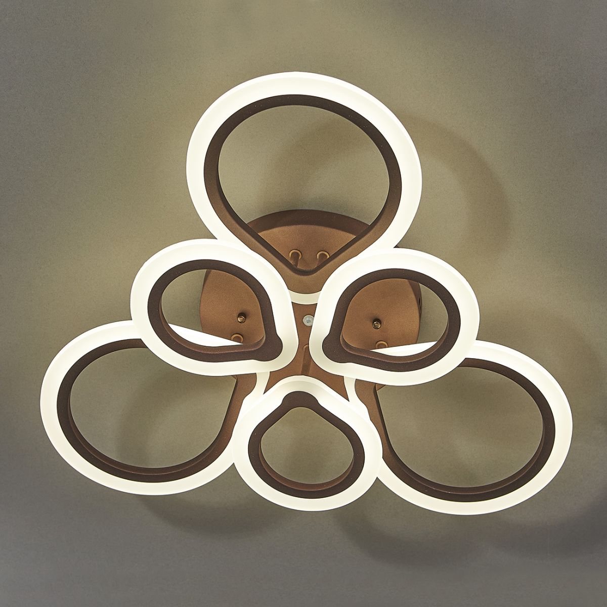 потолочный светильник escada molly 10221/6led coffee 75w