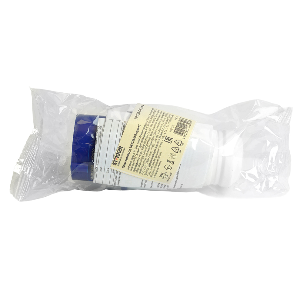 вилка прямая stekker st ppg16-013-44 49426