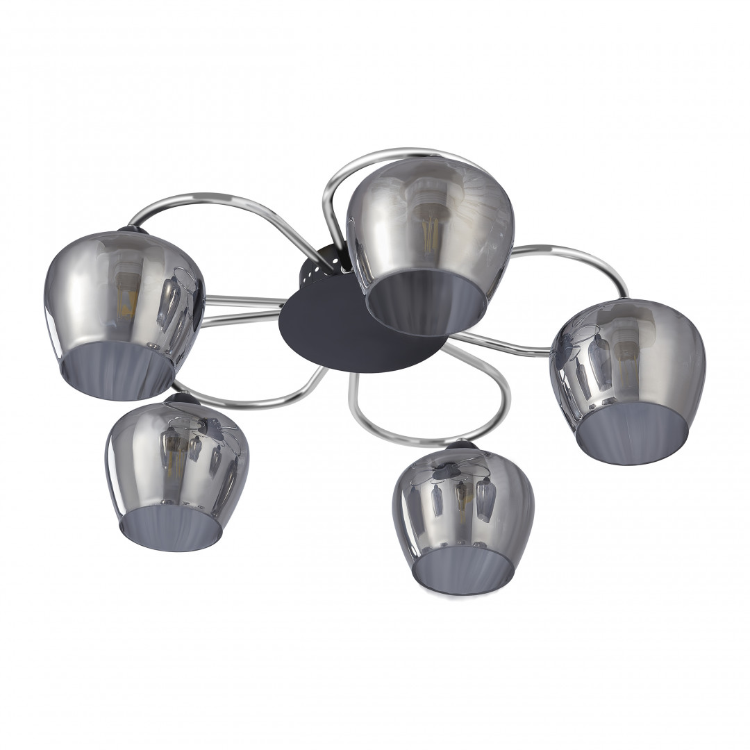 потолочная люстра arte milano amalfi 321508/5 cr+bk