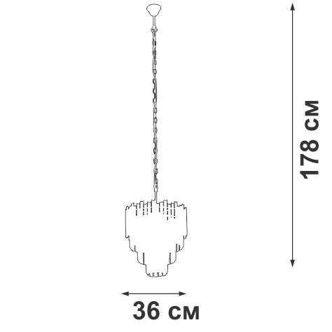 подвесная люстра vitaluce v58470-8/5