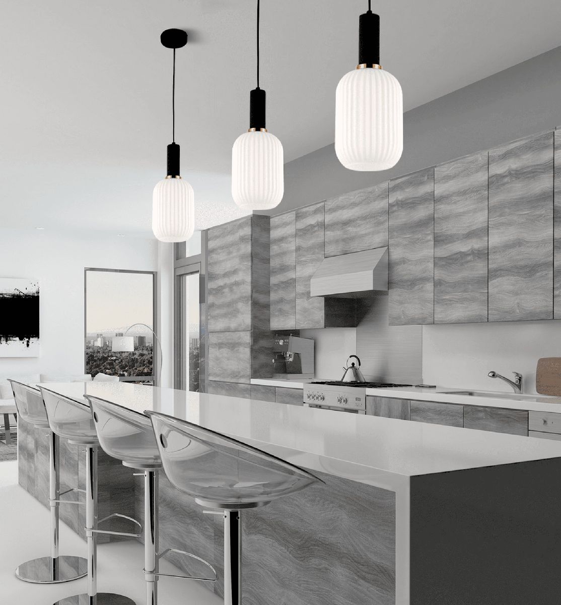 подвесной светильник lumina deco rico ldp 1218-1 wt+bk