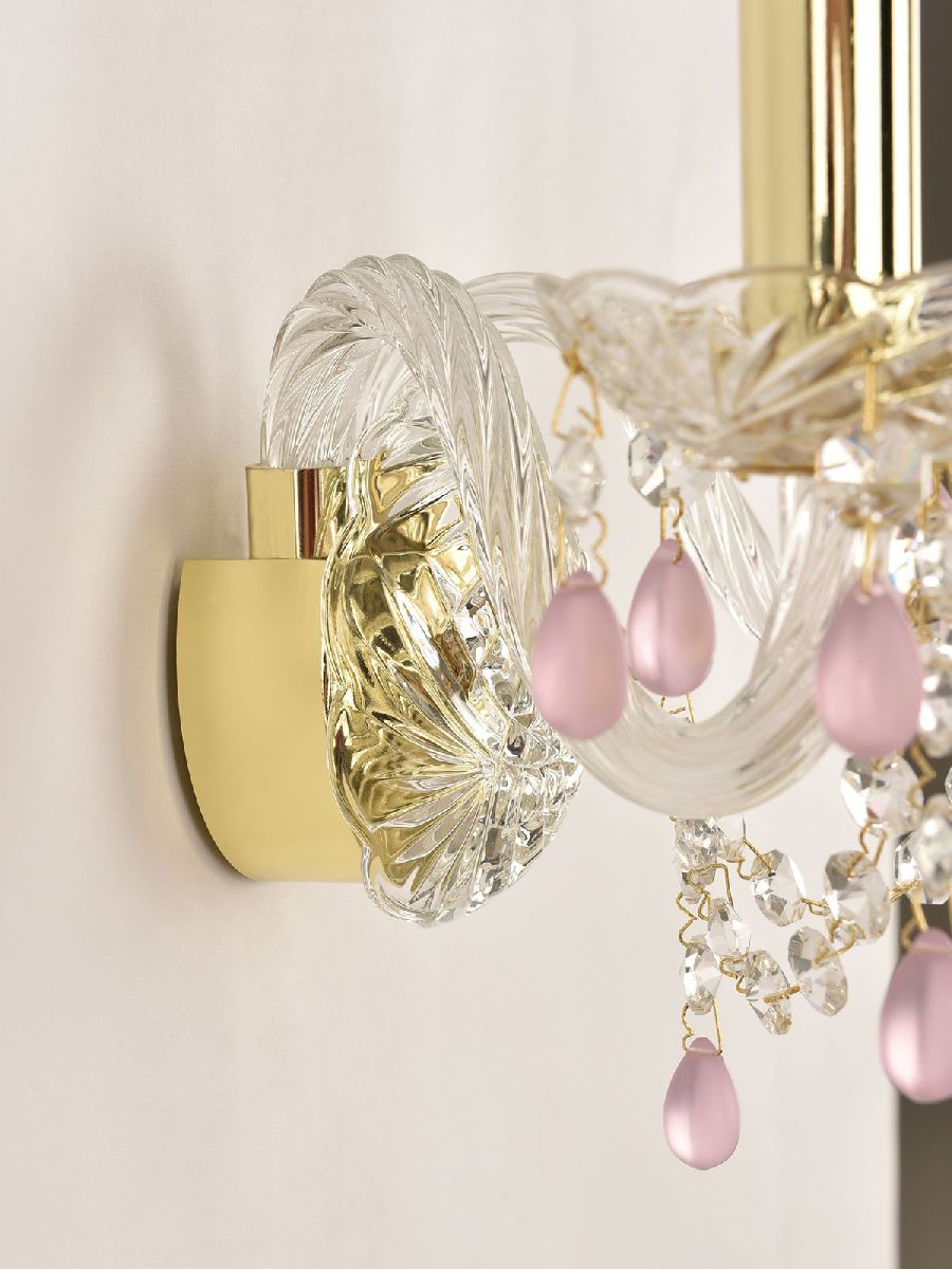 бра bohemia ivele crystal 112b/2/141 g v7010