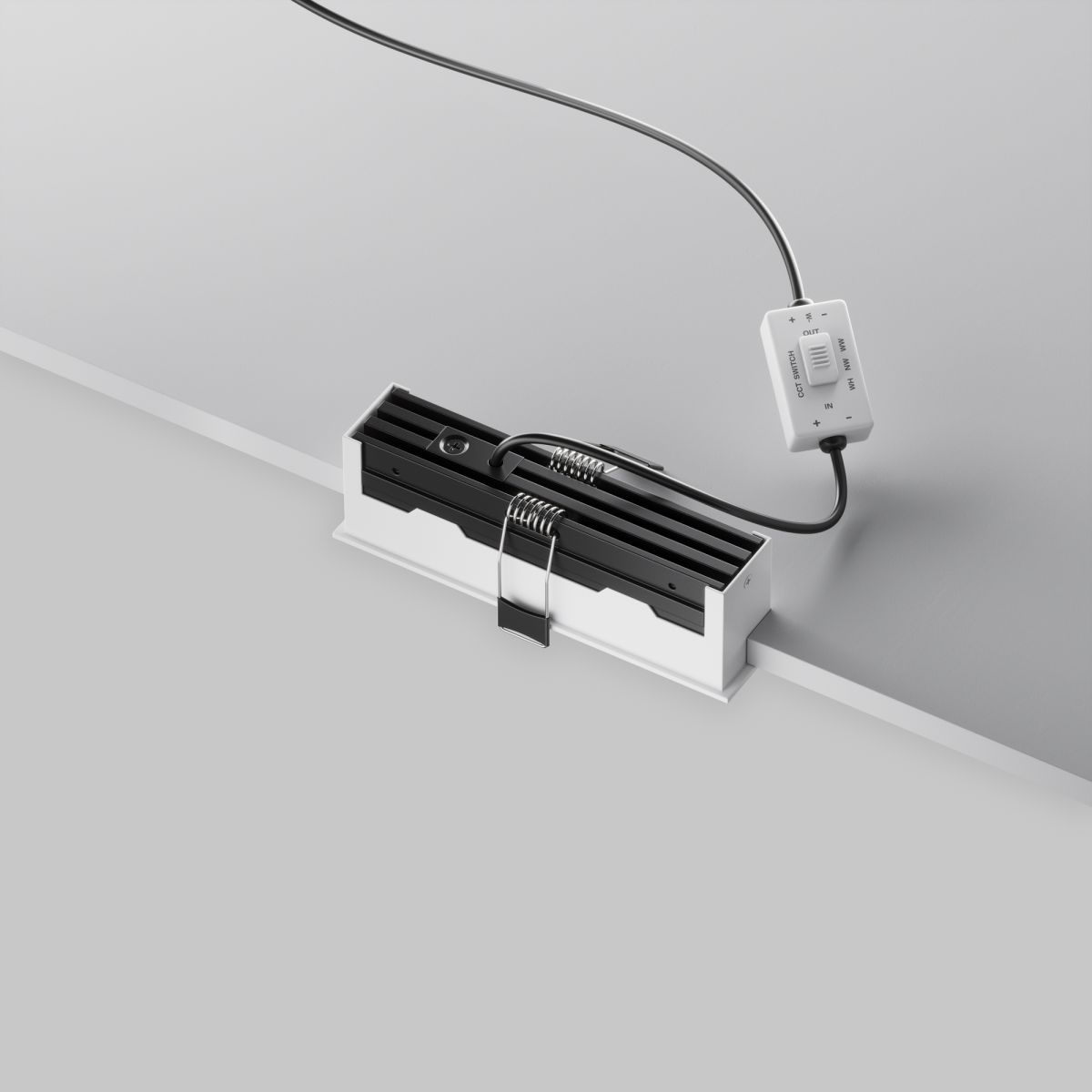 встраиваемый светильник maytoni basis dl066-12w3-6k-w