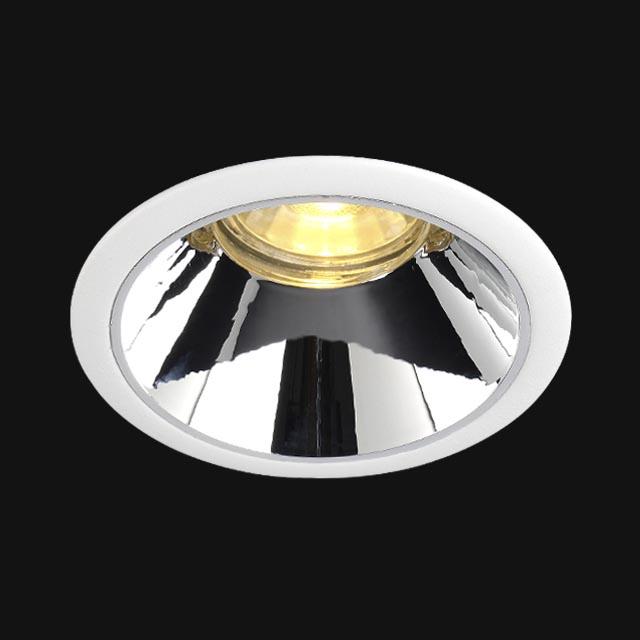 встраиваемый светильник crystal lux clt 052c wh-ch