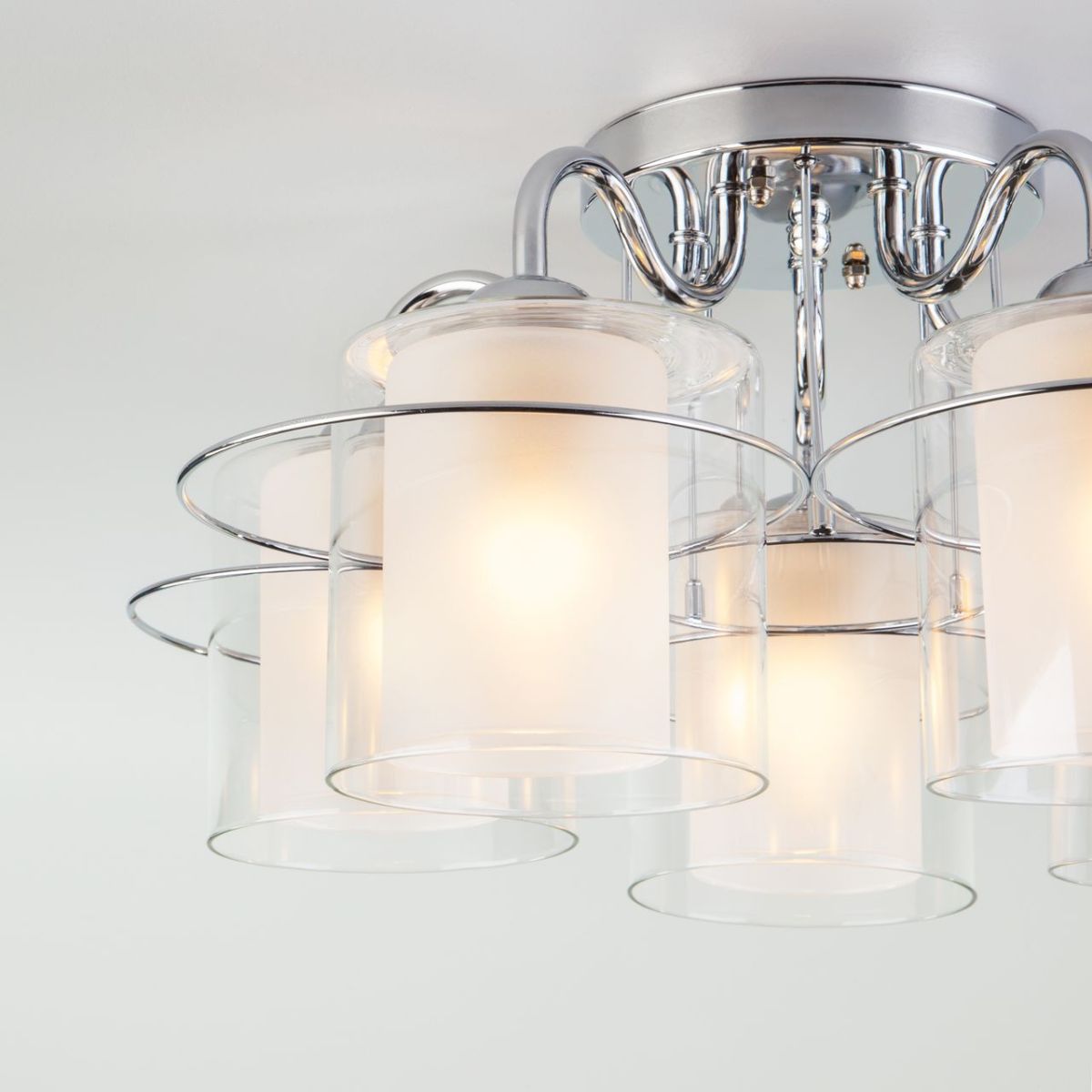 потолочная люстра eurosvet darcy 30160/5 хром