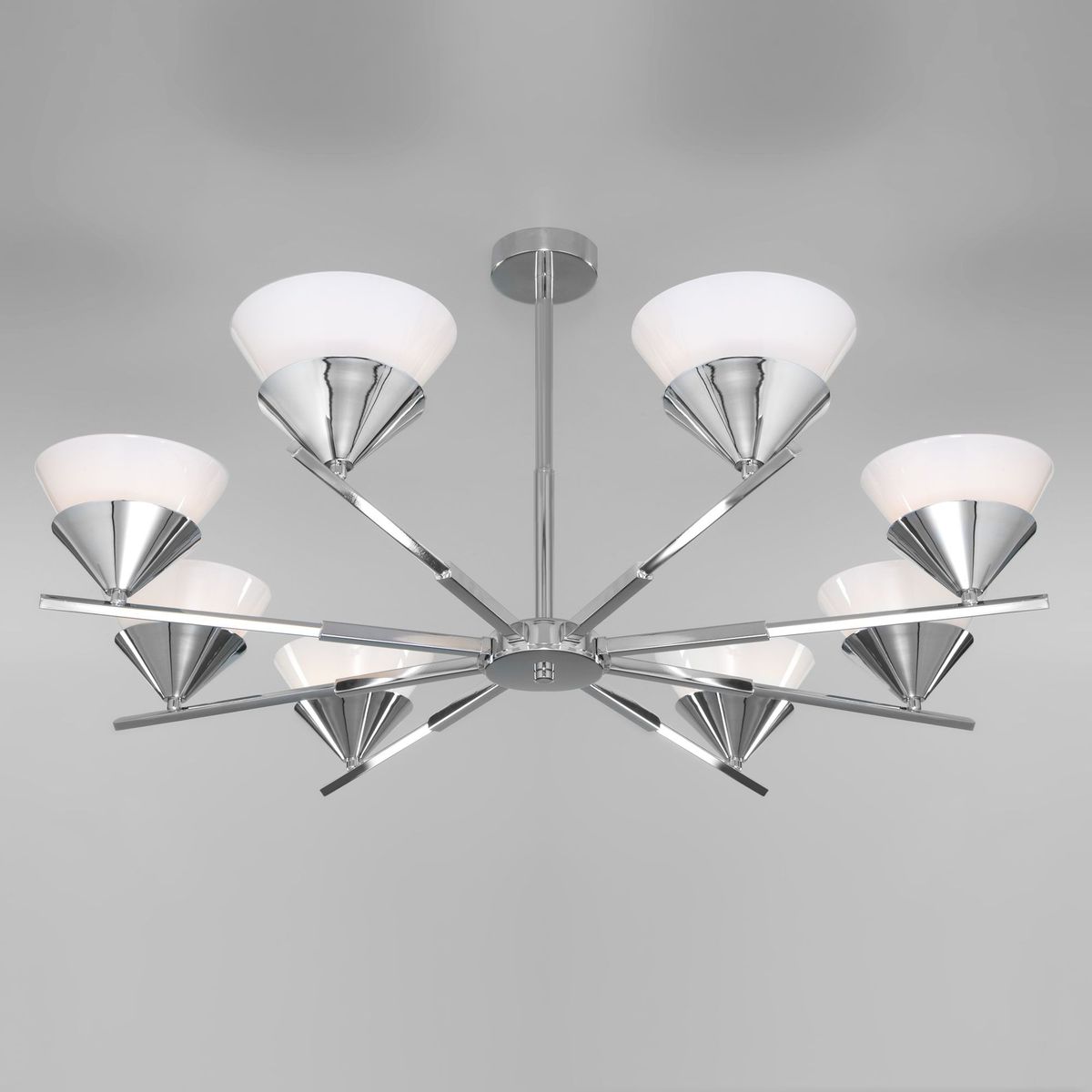 люстра на штанге eurosvet rylee 70138/8 хром