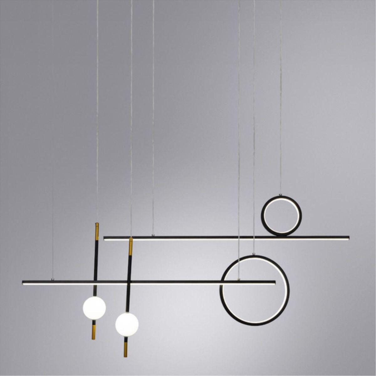 подвесной светильник arte lamp polaris a2610sp-85bk