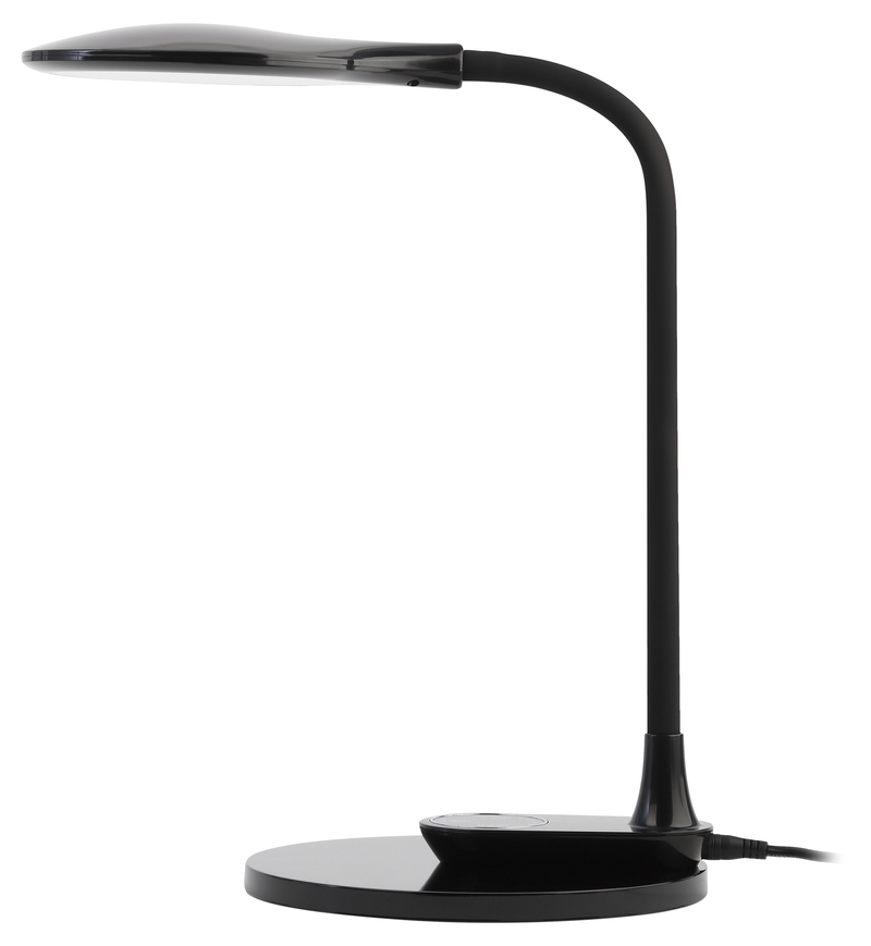 настольная лампа эра nled-498-10w-bk б0052775