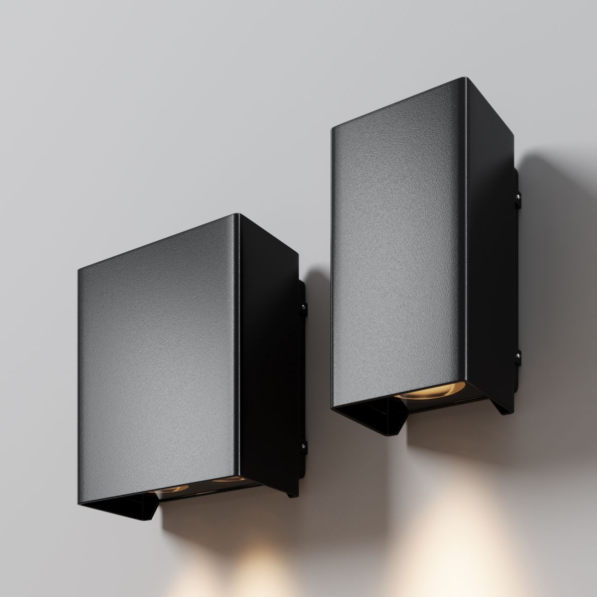 уличный настенный светильник maytoni shell o505wl-l6b3k