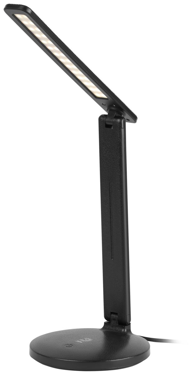 настольная лампа эра nled-526-10w-bk