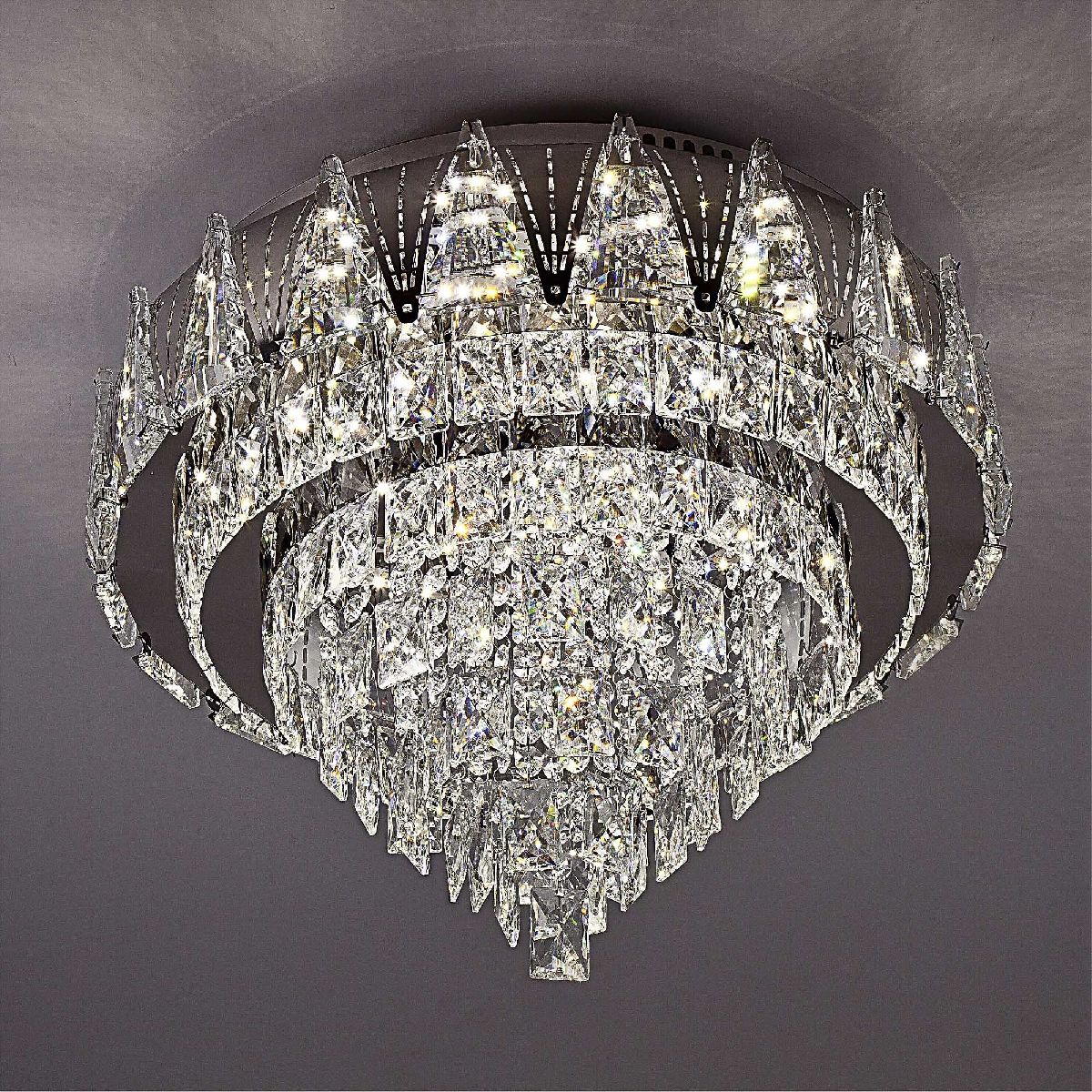потолочная люстра led4u l9437-500 cr с уд
