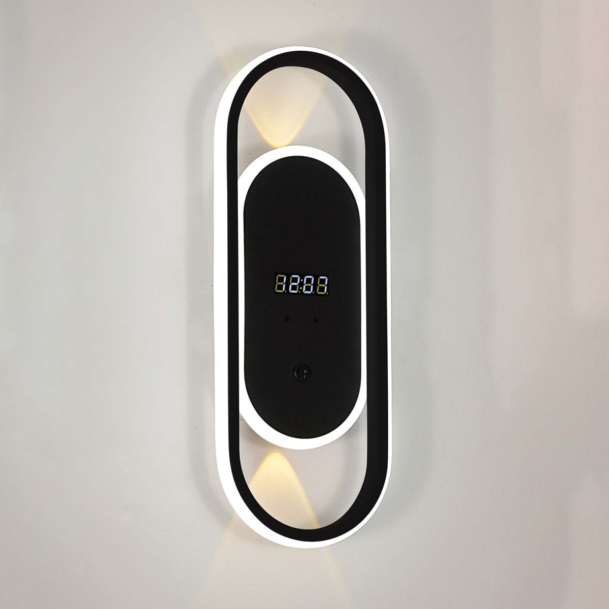настенный светильник с часами f-promo vigilate 4690-1w