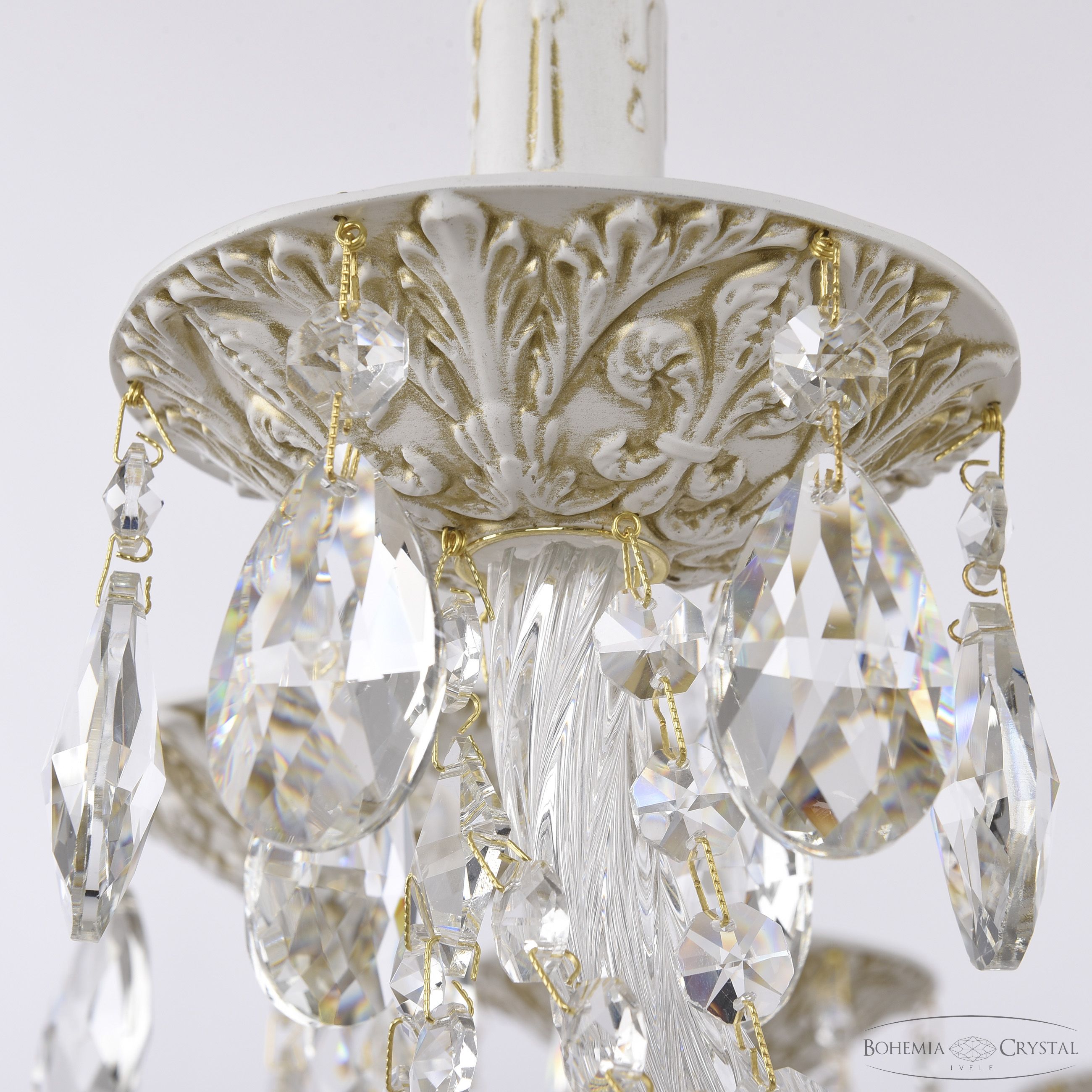 подвесная люстра bohemia ivele crystal al16302/12/300 wmg