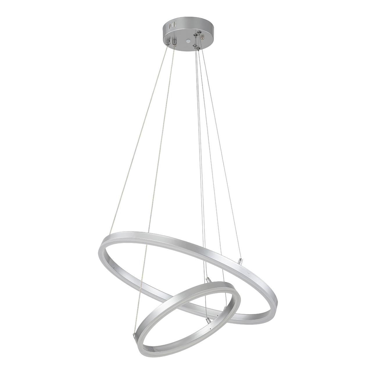 подвесной светодиодный светильник escada void 10254/2led silver app