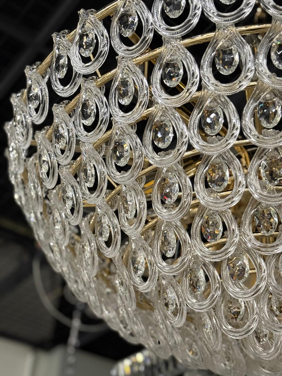 подвесной светильник newport acantia 5259+9/s gold м0070026