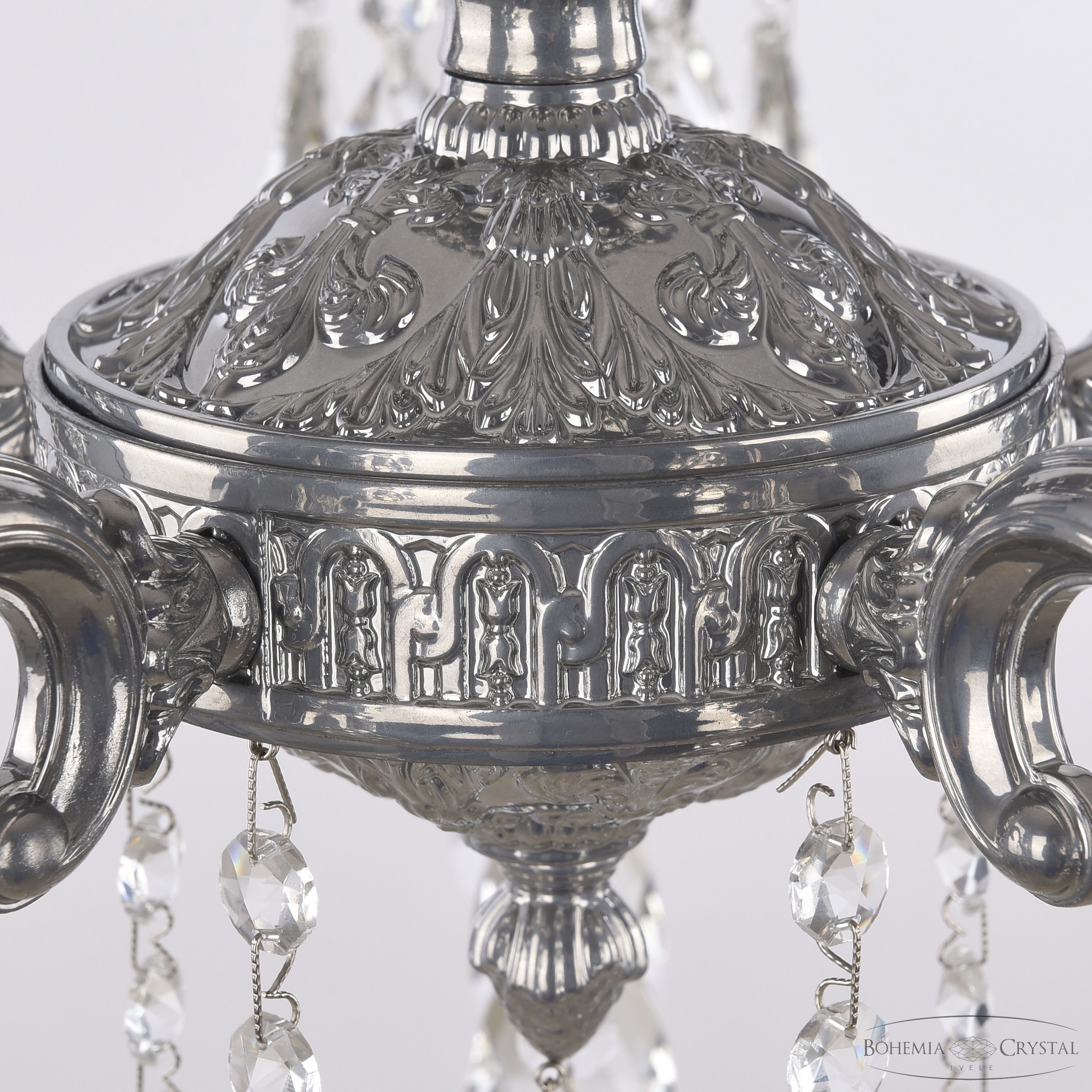подвесная люстра bohemia ivele crystal al78101/5/175 a cg