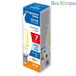 LED-CW35-7W/4000K/E14/CL/SLF