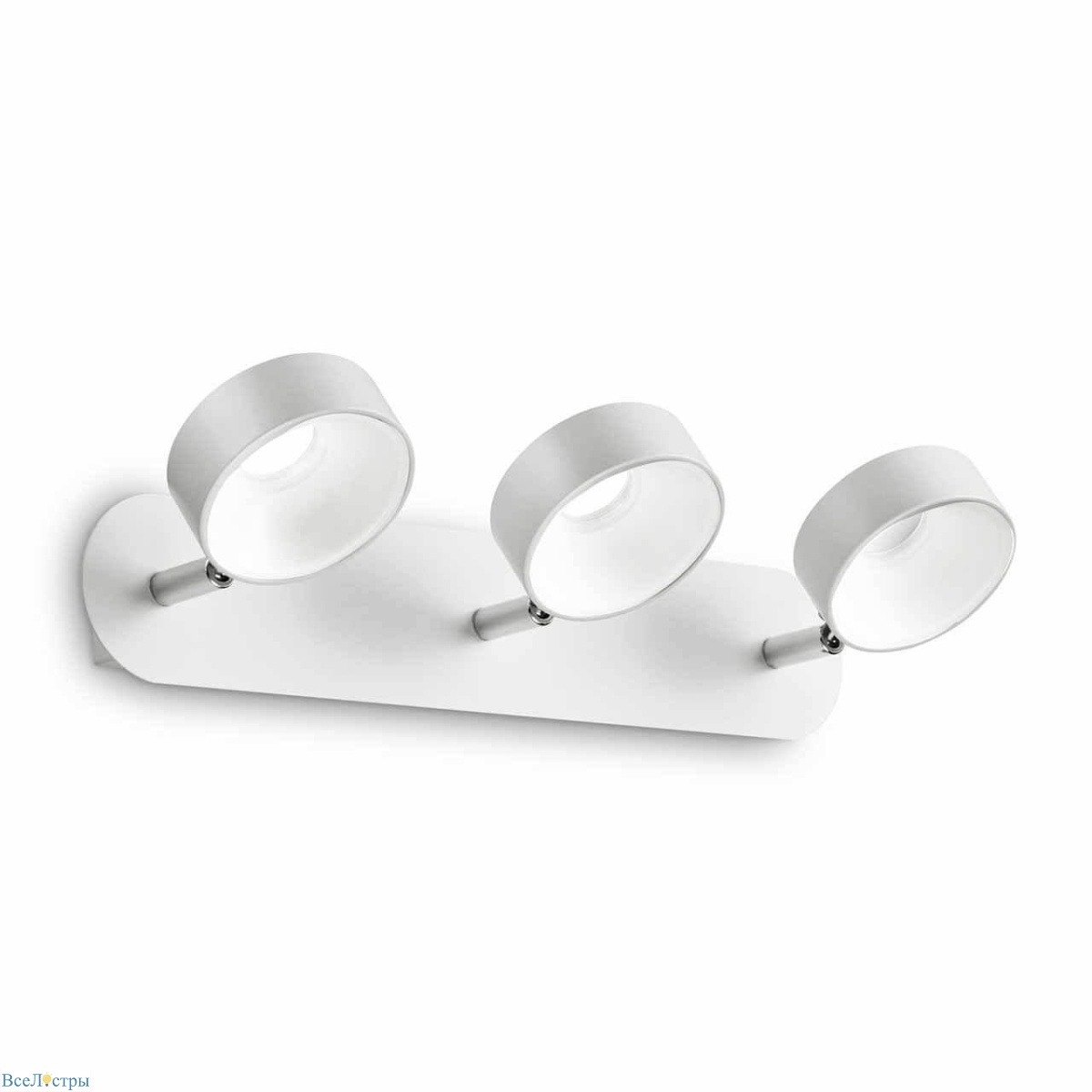 светодиодный спот ideal lux oby pl3 196701