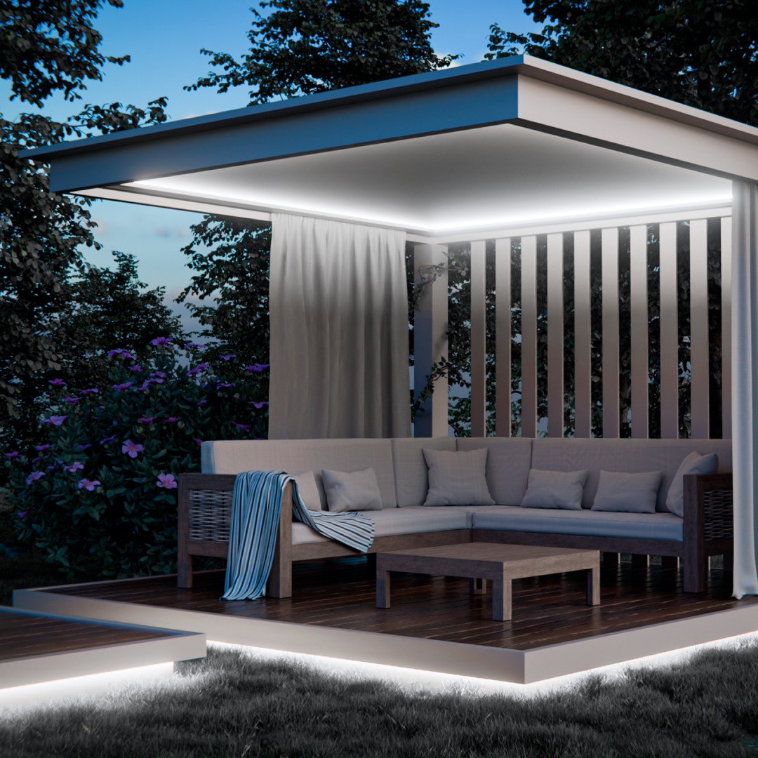 светодиодный неон apeyron 24в, 10вт/м, 400лм/м, 6500к (х.б.) smd 2835 120д/м, pcb 8мм, 6х12мм, 10м, ip65 17-309