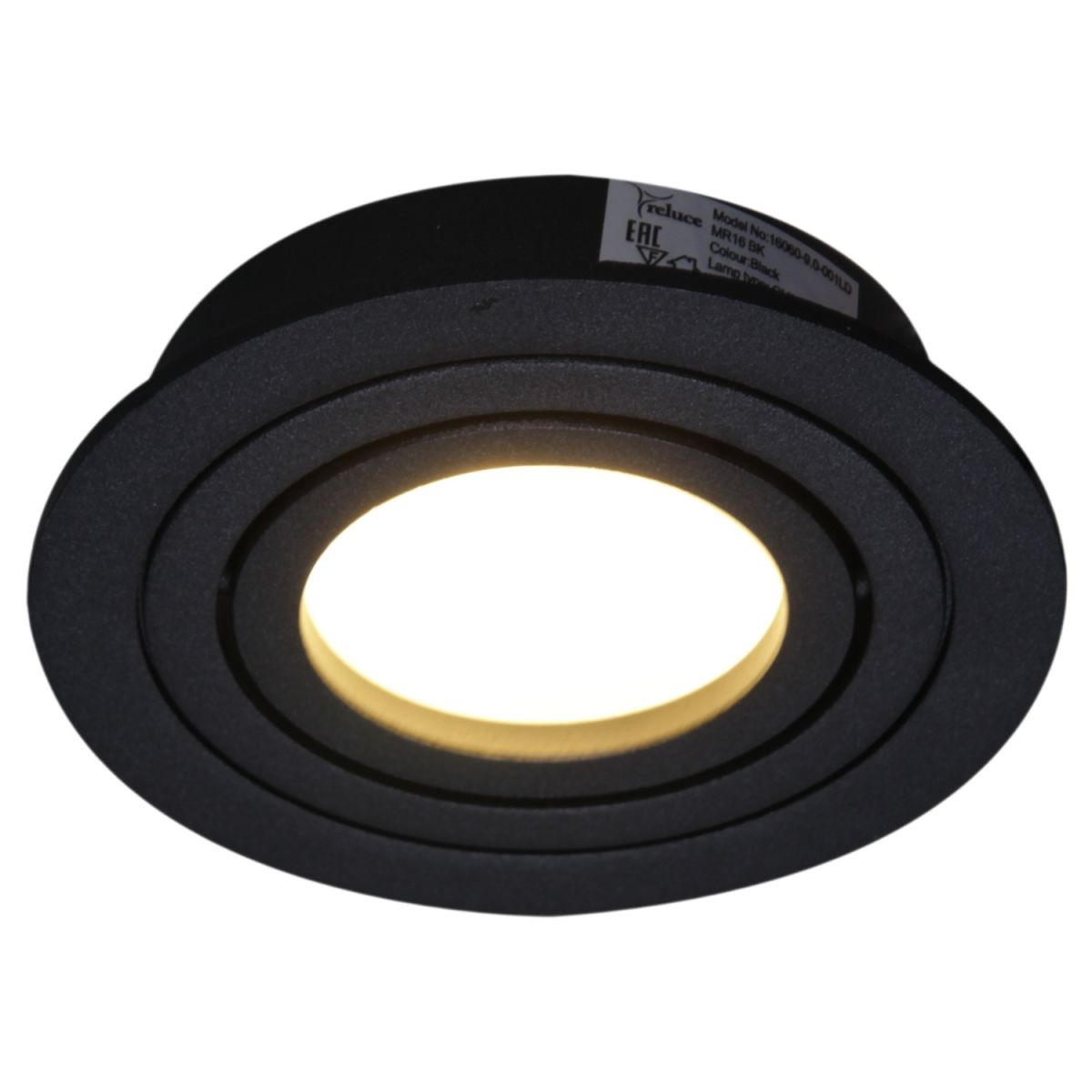 встраиваемый светильник reluce 16060-9.0-001ld mr16 bk