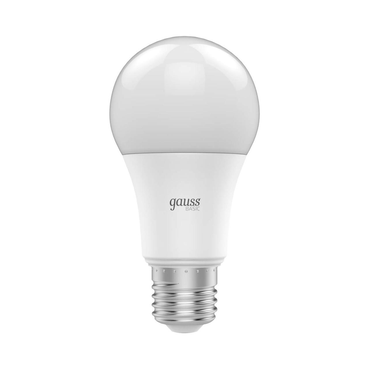 лампа светодиодная gauss e27 13,5w 4100к матовая 1023224