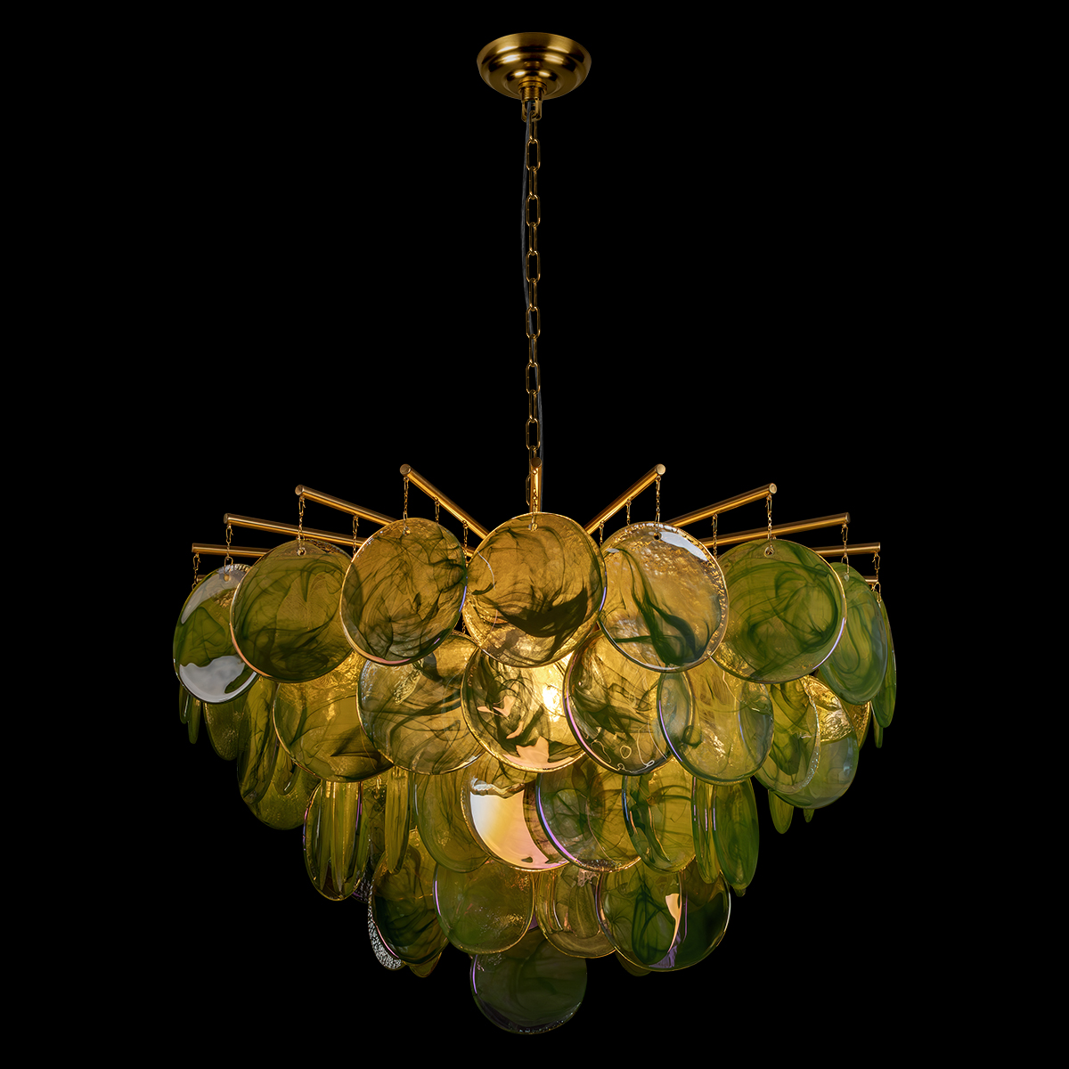 подвесная люстра loft it lolly 10492/800 green