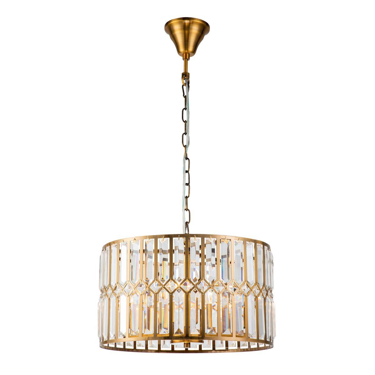 подвесная люстра ilamp triumph 6122-420 brass