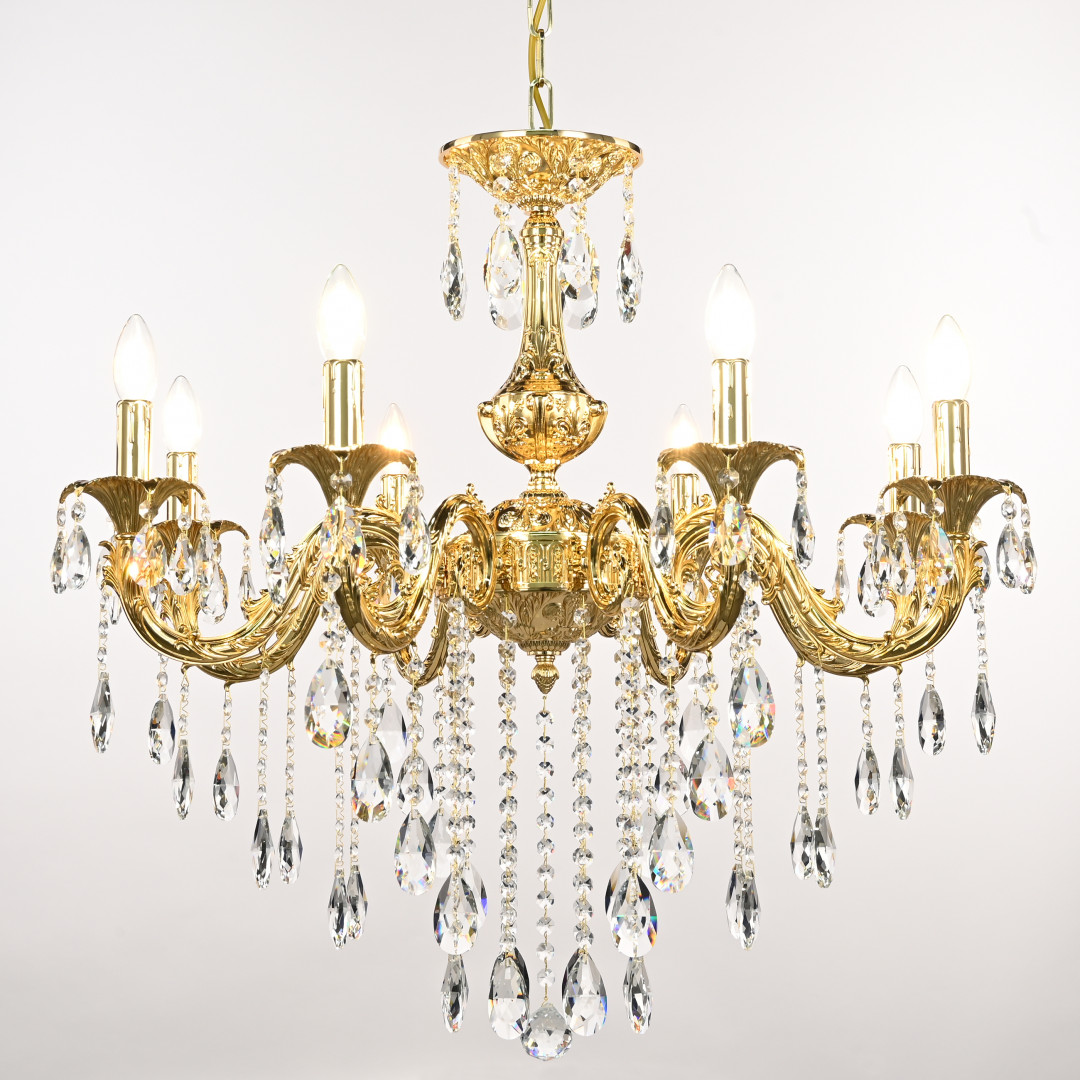 подвесная люстра bohemia ivele crystal al79101/8/250 b g