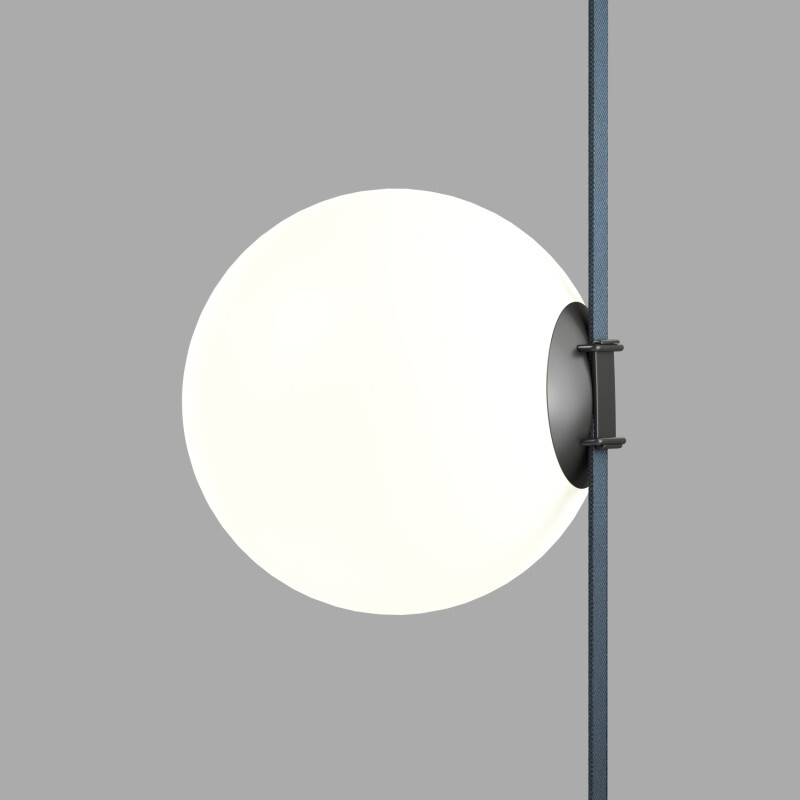 трековый однофазный светильник denkirs belty orb dk5554-bk