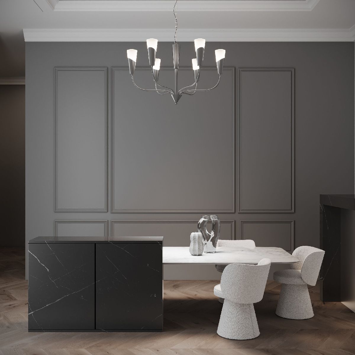 подвесная люстра eurosvet 60167/6 никель smart a068284