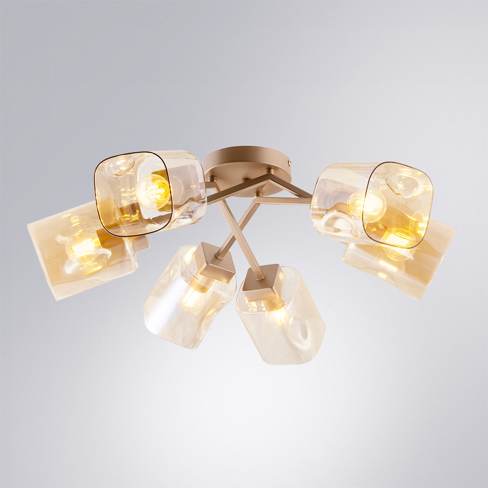 потолочная люстра arte lamp amfora a2318pl-6sg
