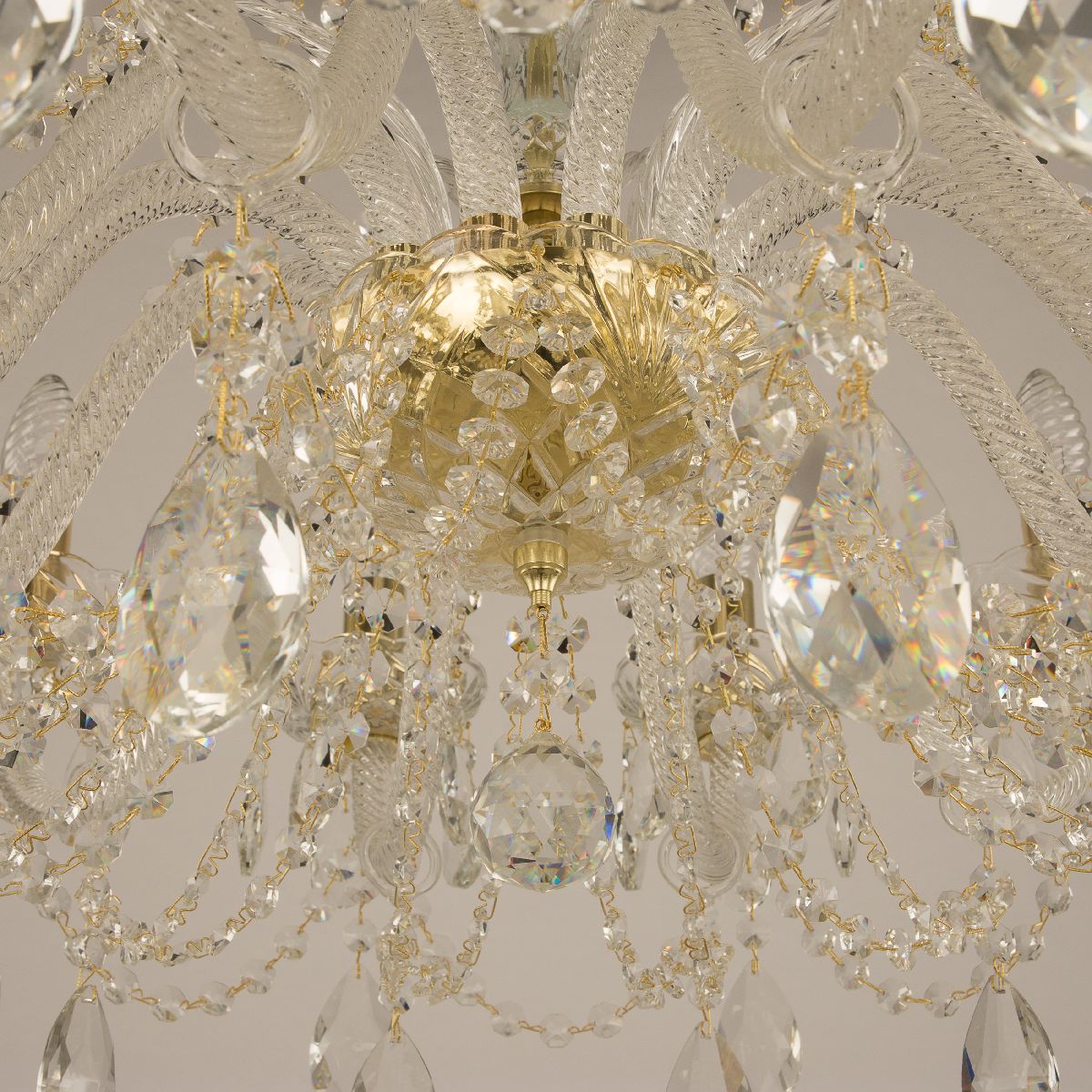 подвесная люстра bohemia ivele crystal 105/12/240 g
