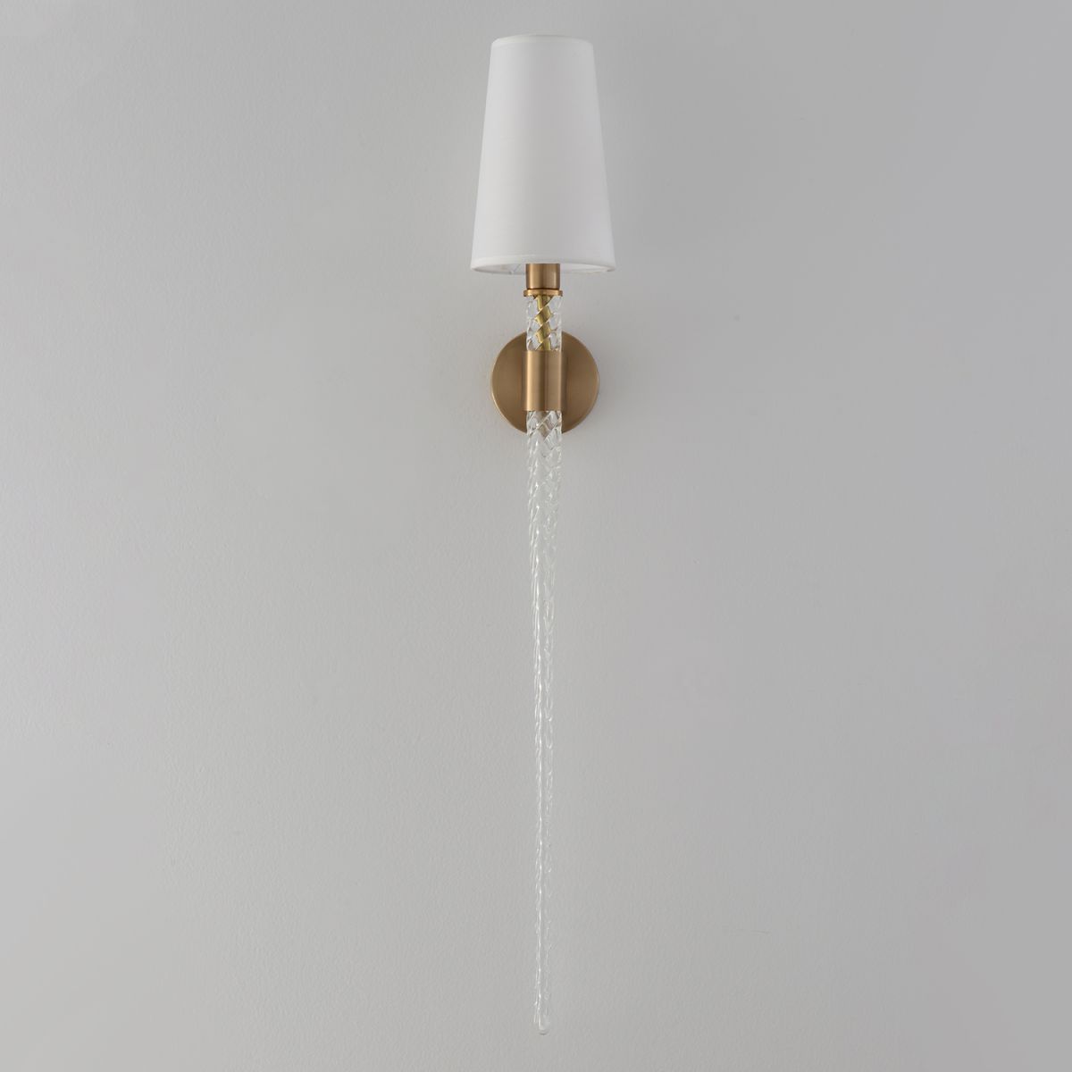 бра crystal lux luminous ap1 brass