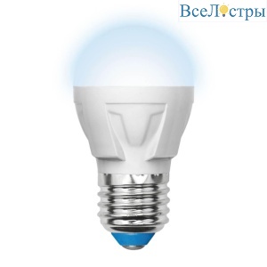 LED-G45 7W/NW/E27/FR PLP01WH картон