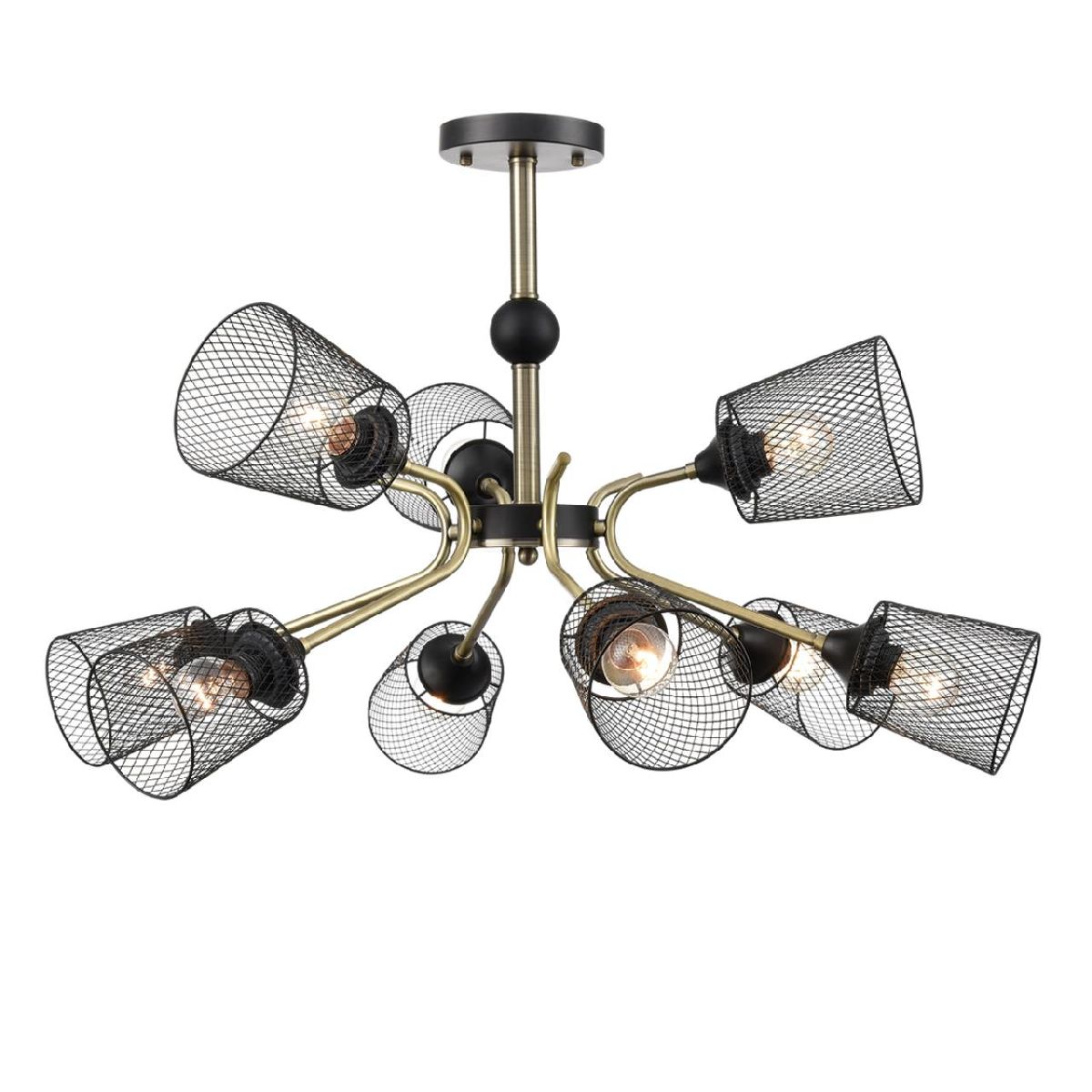 люстра на штанге lumion abris 8191/9c