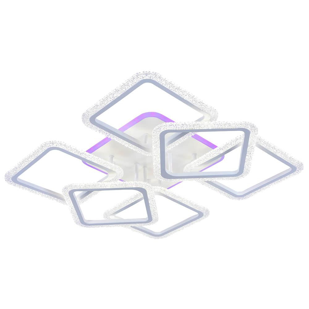 потолочная светодиодная люстра profit light 8015/6 wht