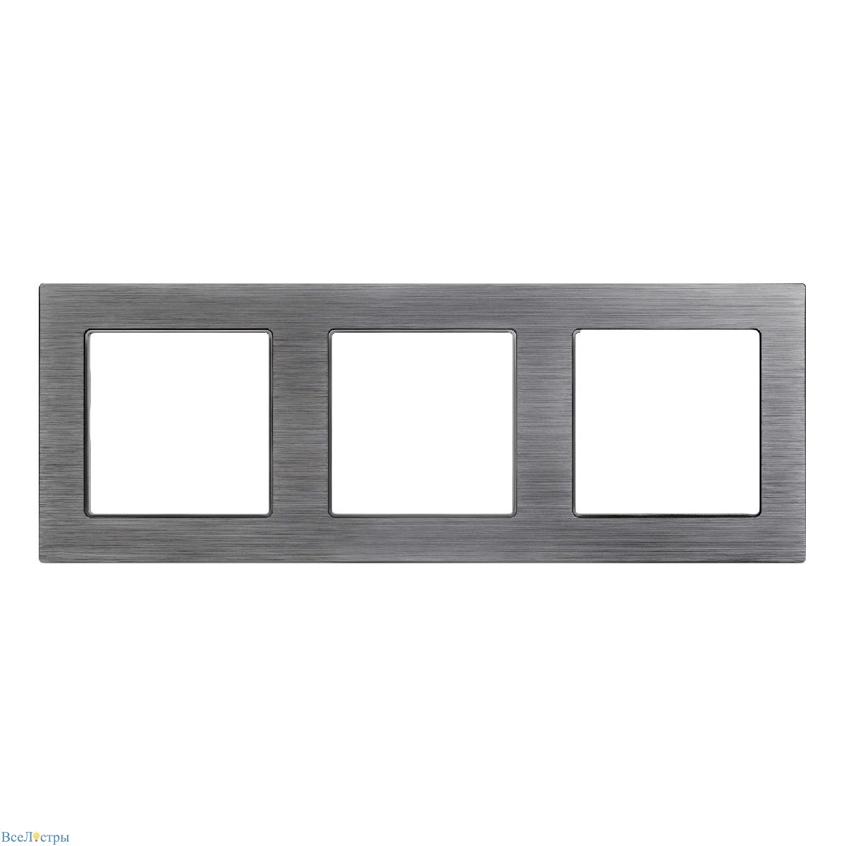 рамка на 3 поста arlight frm-presto-als-3-gr 043858
