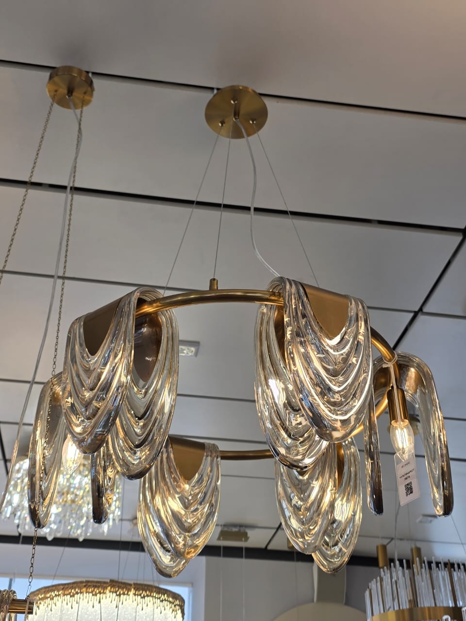 подвесная люстра lumion ochre 6515/6