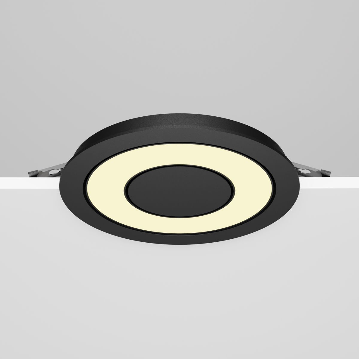 встраиваемый светильник maytoni vector dl102-12w2.7k-b