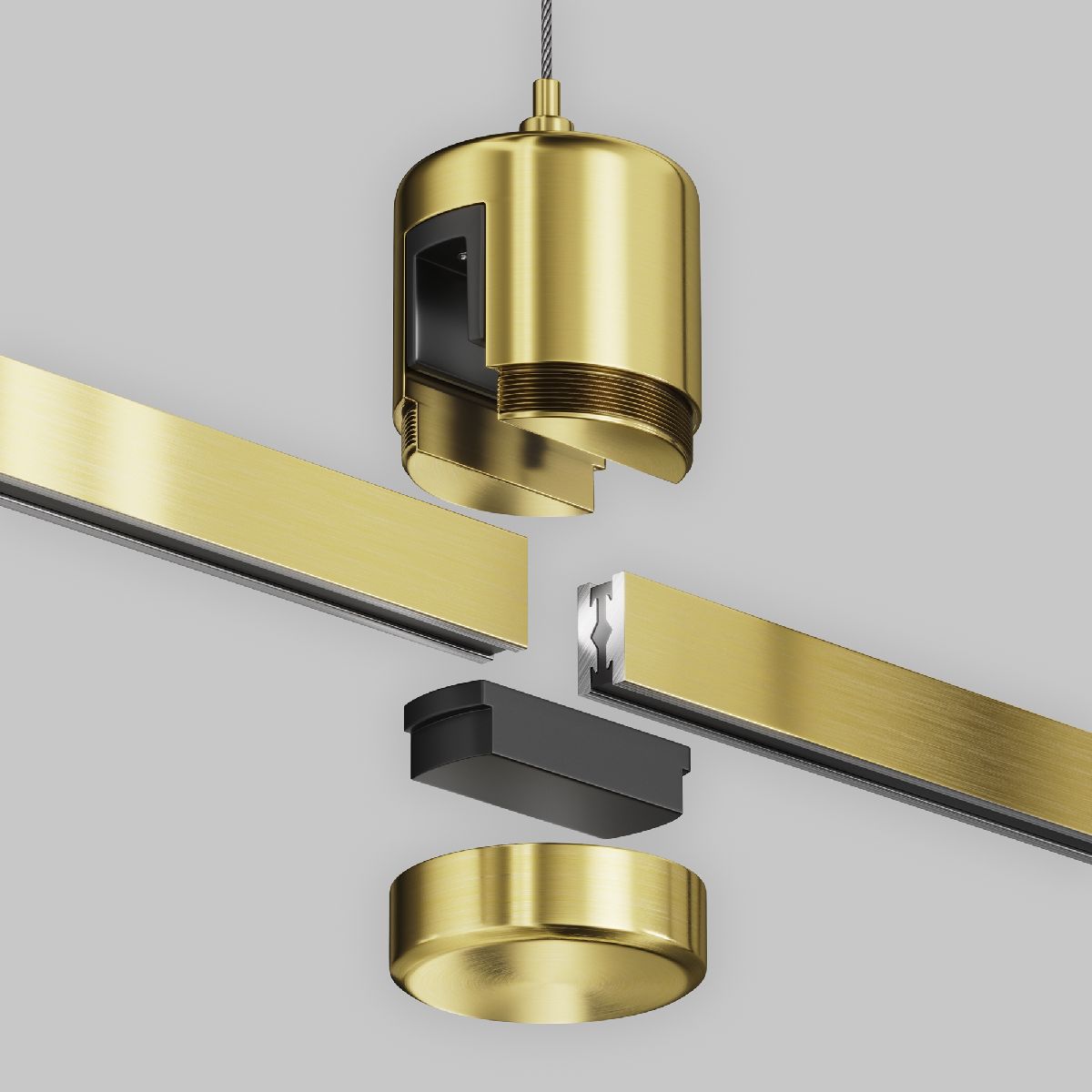 подвес тросовый с прямым коннектором питания maytoni flarity tra157sw-ipc1-bs